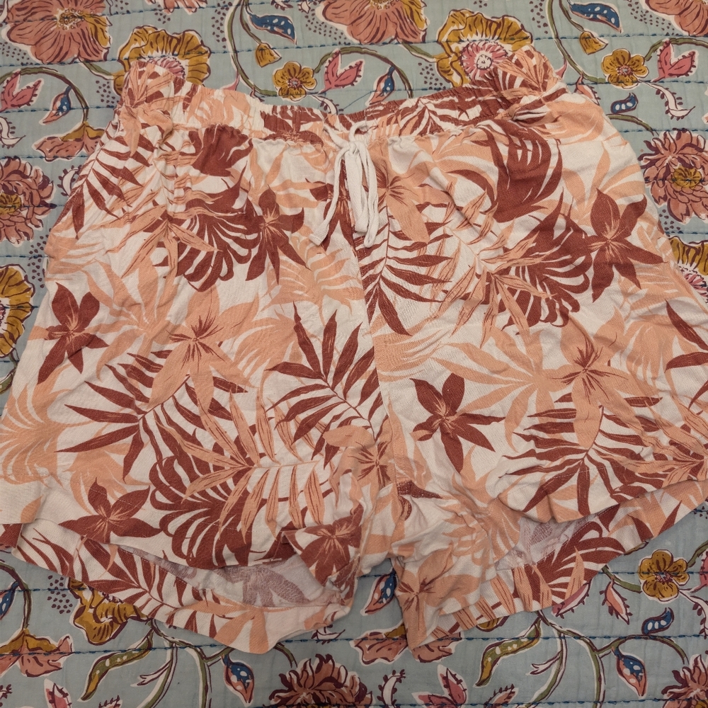 Tropical Leaf Print Dress